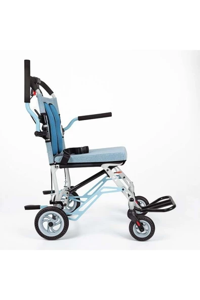 COMFORT PLUS DY01409LJ Mavi Transfer Tekerlekli Sandalye - Resim 4