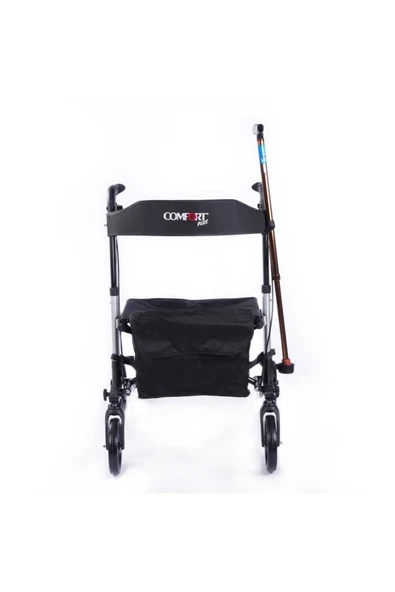 WALESSAN Comfort Plus Dm9102 Lüx Alüminyum Rolatör Yürüteç - Resim 2