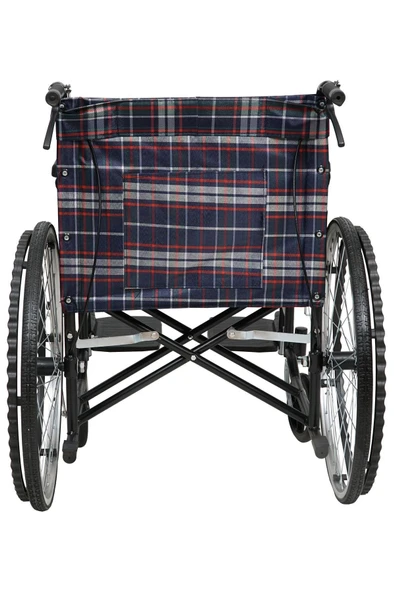 WE CHEM Refakatçi frenli manuel tekerlekli sandalye - Resim 3