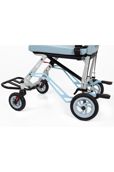 COMFORT PLUS DY01409LJ Mavi Transfer Tekerlekli Sandalye - Resim 7