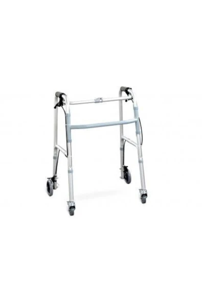 PULSECARE Comfort Tage Frenli Yürüteç 4 Tekerlekli Katlanır Walker Hasta Yürüteci A-1022 Walker - Resim 7