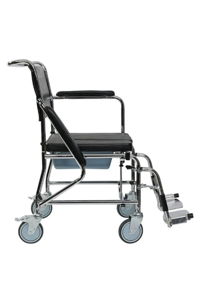 MEDİKALBİRLİK Golfi G125A Katlanır Klozetli Banyo Sandalyesi - Resim 3