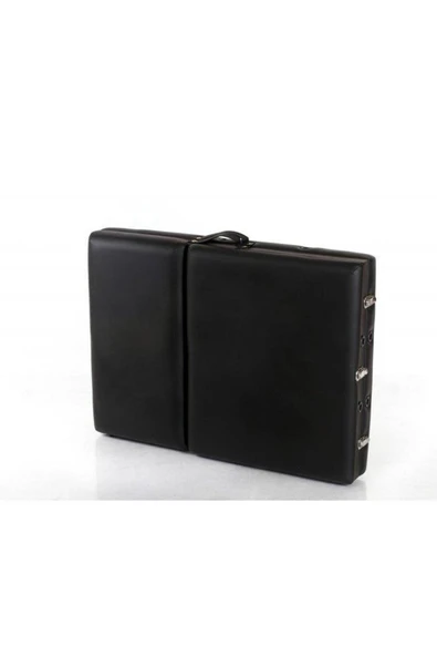 NATURACHİ Masaj Yatağı Ahşap Masaj Sedyesi 3 Parçalı Siyah Renk - Resim 4