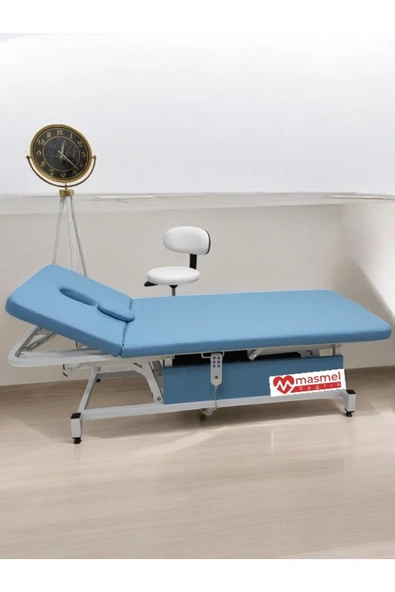 MASMEL Bobath Rehabilitasyon Yatağı Tek Motorlu Başlıklı 75x190 Cm ürün görseli 1