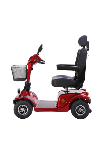 SCUBA S350 Deiser Midi Scooter-kırmızı Renk - Resim 7