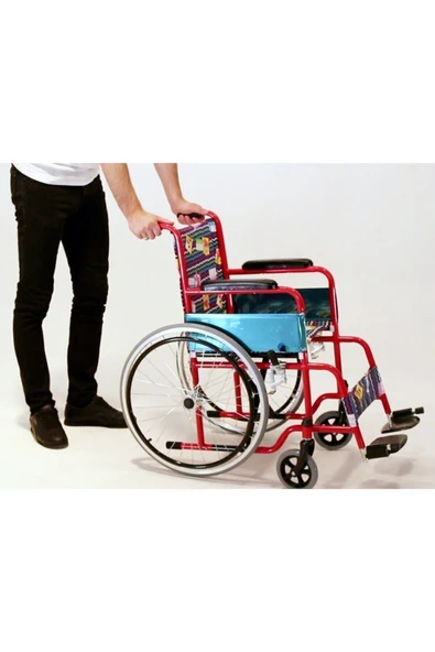 TEKERLEKLİ İSKEMLE M-100p Manuel Çocuk Tekerlekli Sandalye ürün görseli