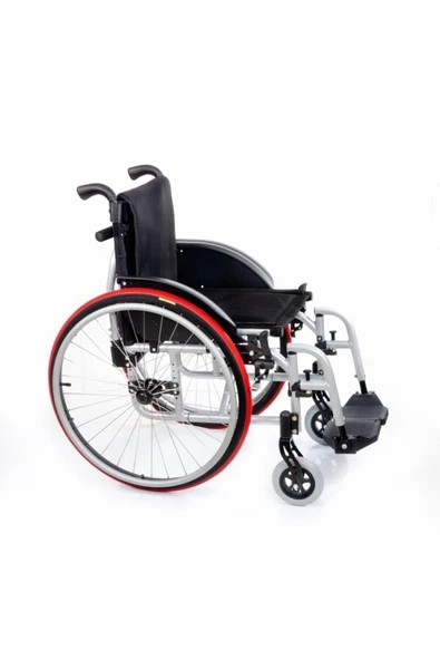 COMFORT PLUS Dm-315 Active Hafif Manuel Alüminyum Tekerlekli Sandalye (oturma Genişliği 40cm) - Resim 4