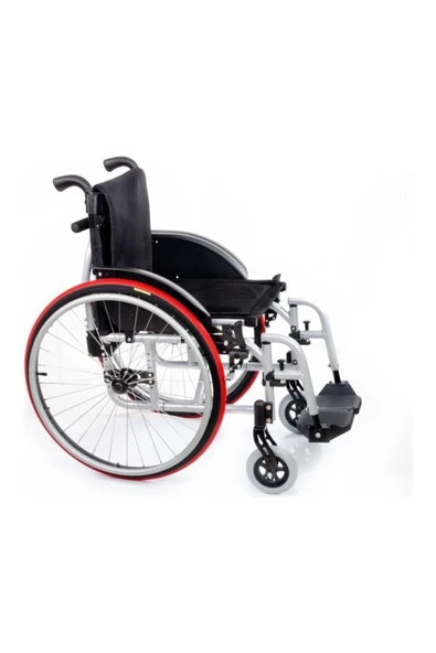 COMFORT PLUS Dm-315 Active Hafif Manuel Alüminyum Tekerlekli Sandalye  Oturma Genişliği 45  cm - Resim 2