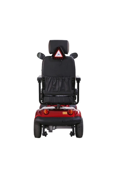 SCUBA S350 Deiser Midi Scooter-kırmızı Renk - Resim 5