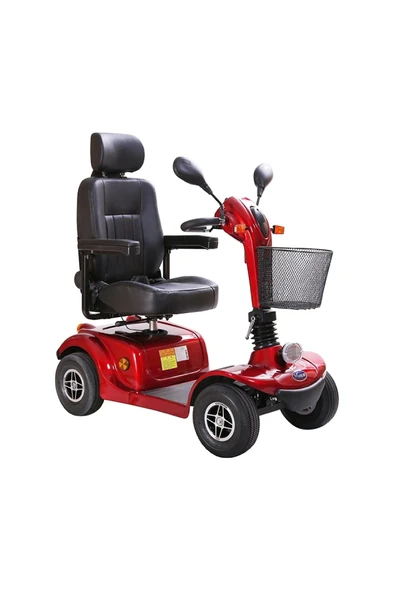 SCUBA S350 Deiser Midi Scooter-kırmızı Renk - Resim 2