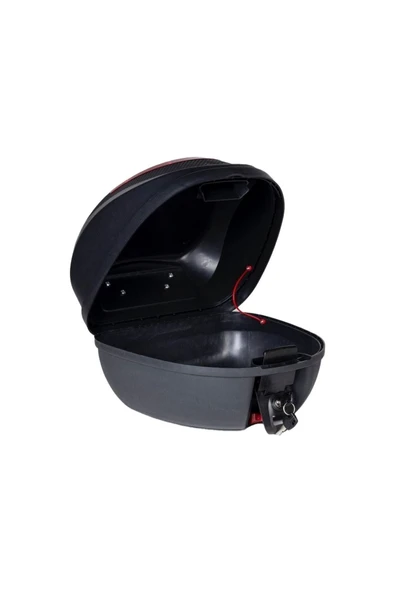 REXXMOTOR REXX MOTOSİKLET ARKA ÇANTA 32LT SİYAH TOPCASE - 5