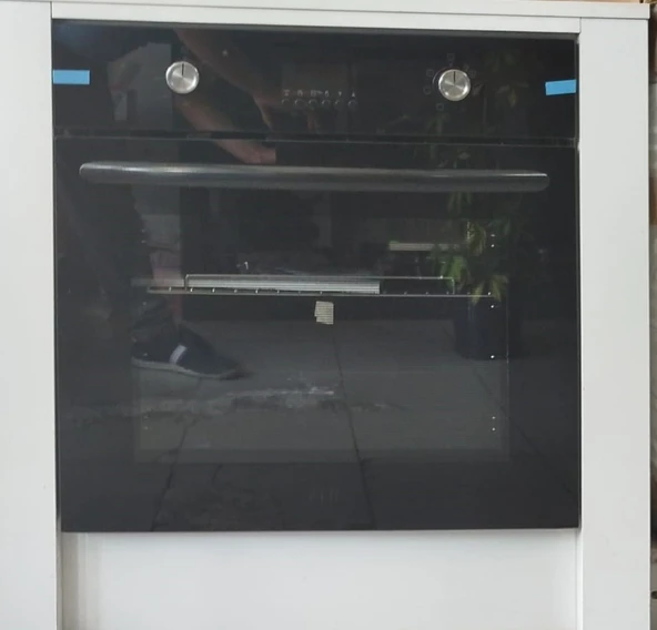 Çetintaş Evii 5232 TAŞ Dijital Siyah Turbo Ankastre Fırın - 1