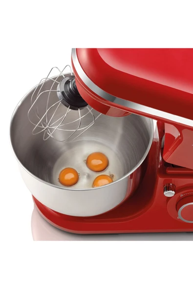 ARZUM 1189-03 CRUST MIX LITE STAND MIKSER KIRMIZI - Resim 3