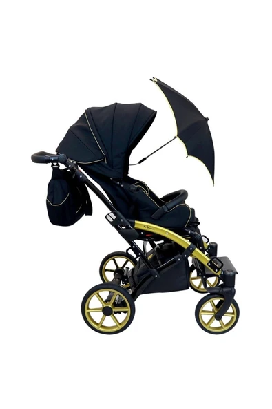 MYWAM Mewa Engelli Çocuk Puseti Full Aksesuarlı SİYAH - Resim 4