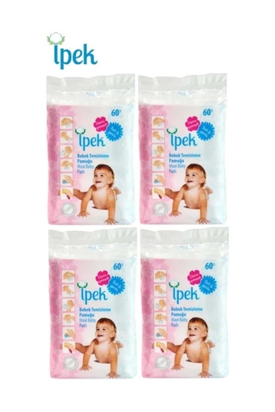 Ipek Bebek Temizleme Pamuğu 30 Adet (30*60'lı Paket) - 2