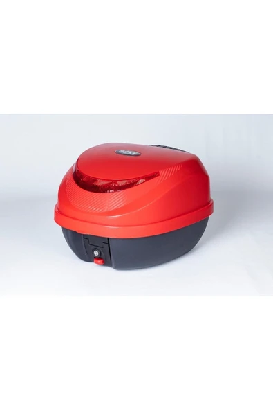 REXXMOTOR REXX MOTOSİKLET ARKA ÇANTA 32LT KIRMIZI TOPCASE - 1