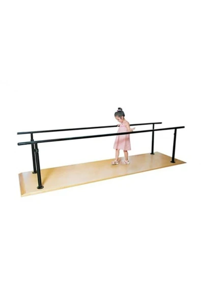 OYUN TERAPİ MARKET Ahşap Paralel Bar 210x60x70 cm - 1