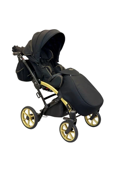 MYWAM Mewa Engelli Çocuk Puseti Full Aksesuarlı SİYAH - Resim 2