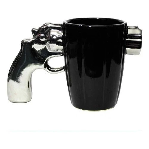 Metalik Silah Tasarımlı Kupa Bardak - Resim 2