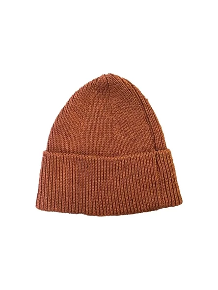 Çocuk Dokuma Triko Bere - Kahve ürün görseli