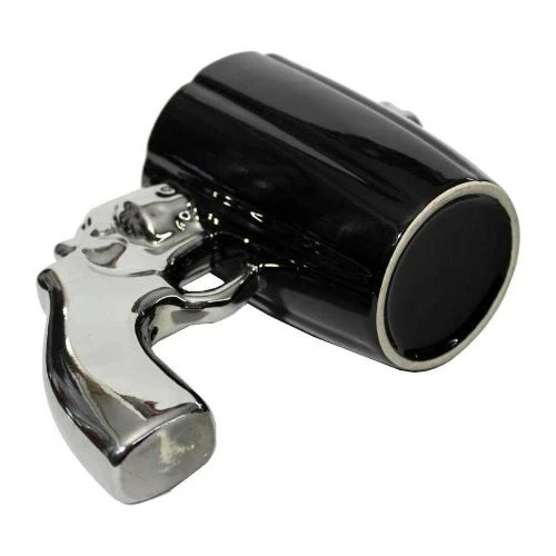 Metalik Silah Tasarımlı Kupa Bardak - Resim 5