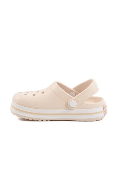 Aspor Ekru Eva Unisex Çocuk Sabo Terlik - 2