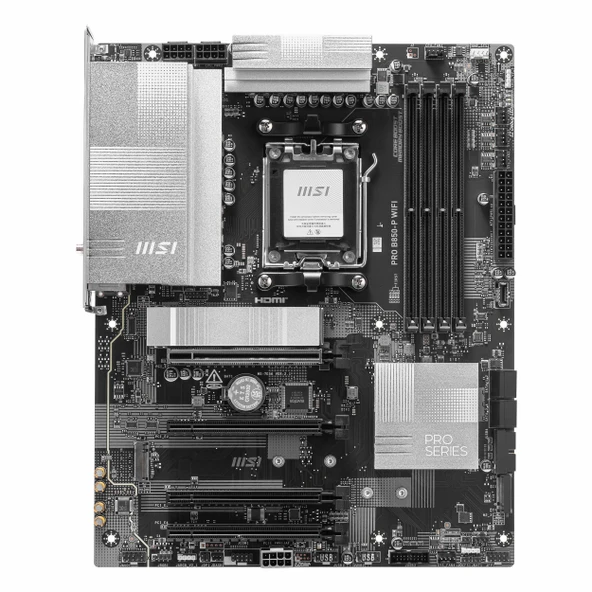MSI Pro B850-P WiFi DDR5 (8200MHz)OC M.2 HDMI/USB-C PCIe 5.0 AM5 ATX Anakart - Resim 2