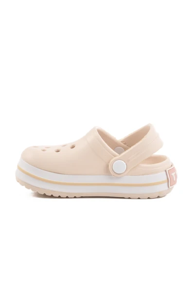 Aspor Ekru Eva Unisex Çocuk Sabo Terlik - 2