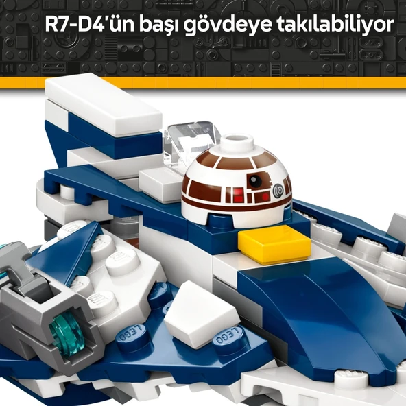 LEGO STAR WARS PLO KOON JEDİ 75400 - Resim 7