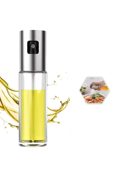 100ml Cam Yağdanlık Zeytinyağı,Sirke,Soya Sosu Yağ Fıs Fıs Püskütücü Yağdanlık Yağlık - 4