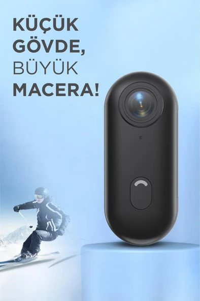Torima CMR-34 Siyah 4K Kayıt, Geniş Açı,Manyetik ve Klips Tasarımlı Giyilebilir Aksiyon ve Motosiklet Kamerası - Resim 3