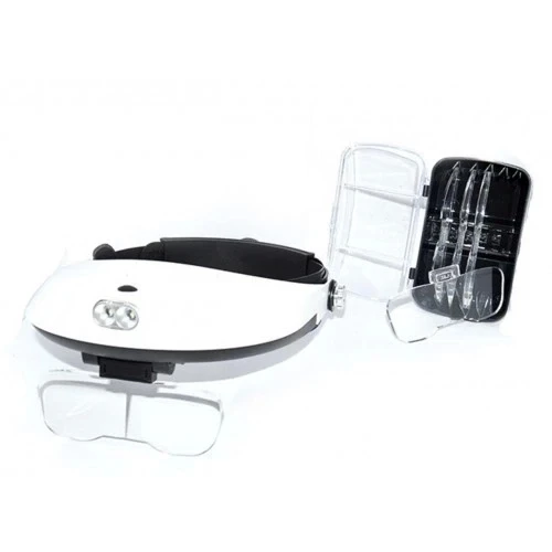 5 Mercekli Çok Fonksiyonlu, Başlık Tip Işıklı Büyüteçmg81001g - 4