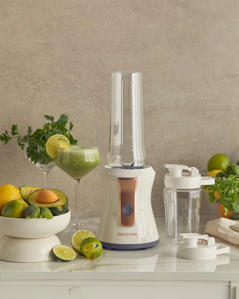English Home KBL 3001 Shake Away Smoothie Blender Beyaz-Bakır - 1