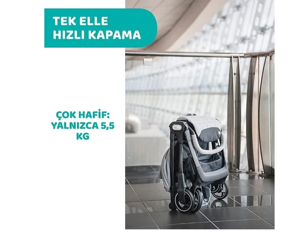 Chicco We Kolay Katlanan Kabin Bebek Arabası - Resim 2