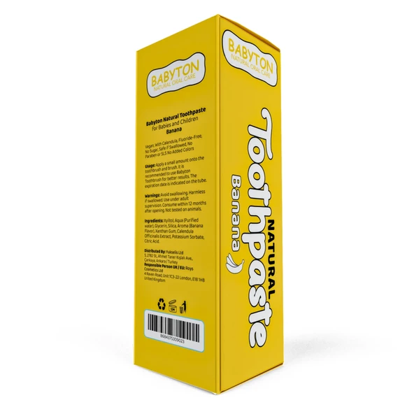 Babyton Organik Doğal Muz Aromalı Diş Macunu 50 Gr - 3