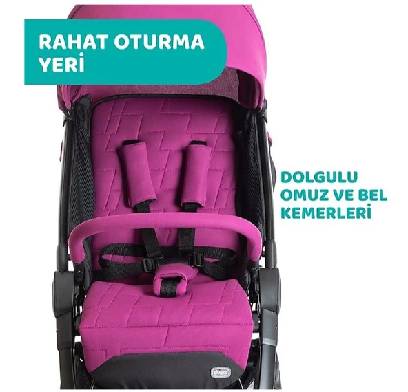 Chicco We Kolay Katlanan Kabin Bebek Arabası - Resim 5