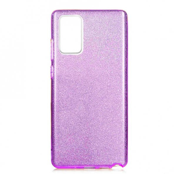 Galaxy Note 20 Kılıf Zore Shining Simli Silikon Kılıf - 7