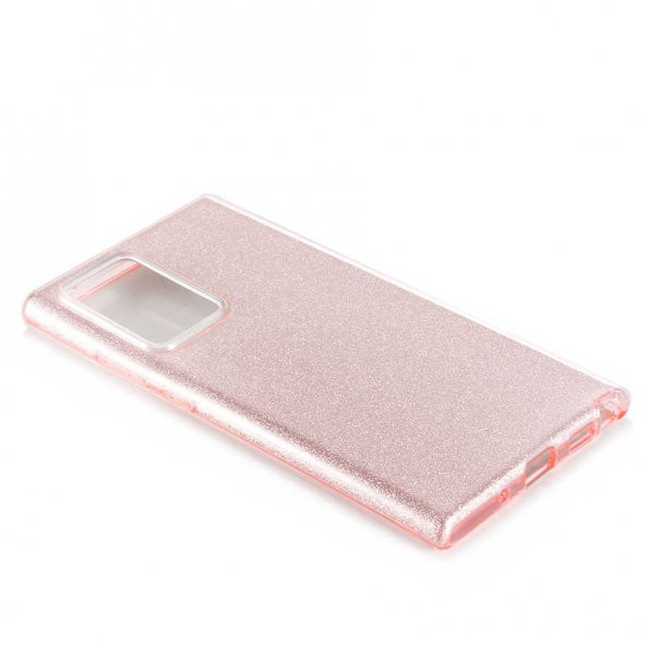 Galaxy Note 20 Kılıf Zore Shining Simli Silikon Kılıf - 9
