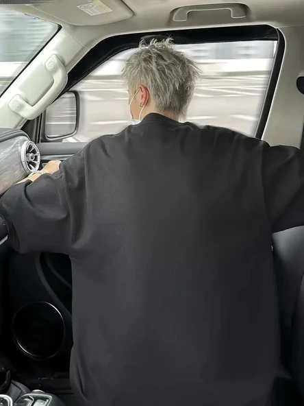 Erkekler için Siyah Tişört Grafik Genç Emo Vintage Gotik Rahat Büyük Beden Kısa Kollu Tişört Giysi Üst- Siyah - Resim 3