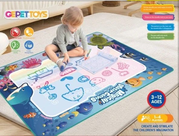 Nessiworld SHB901 WATER MAGİC SİHİRLİ BOYAMA HALISI ürün görseli 1