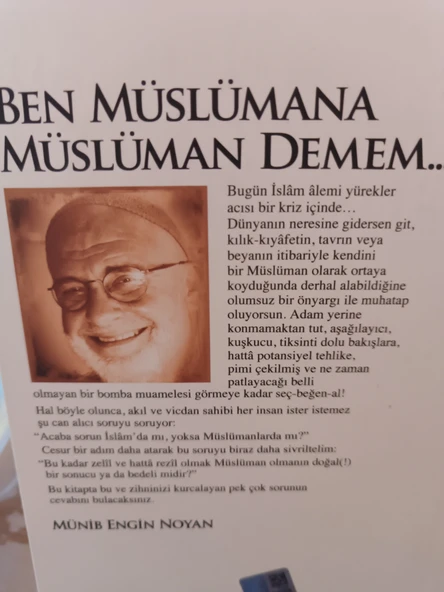 BEN MÜSLÜMANA MÜSLÜMAN DEMEM MÜNİB ENGİN NOYAN KA KİTAP - 2