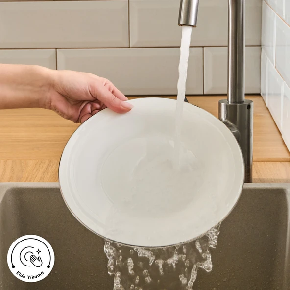 Karaca Fine Pearl Fame 26 Parça 6 Kişilik Kahvaltı Takımı Platin - Resim 8