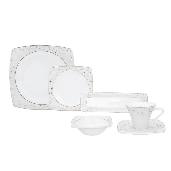 Karaca Fine Pearl Antares 26 Parça 6 Kişilik Kahvaltı Takımı Gold ürün görseli