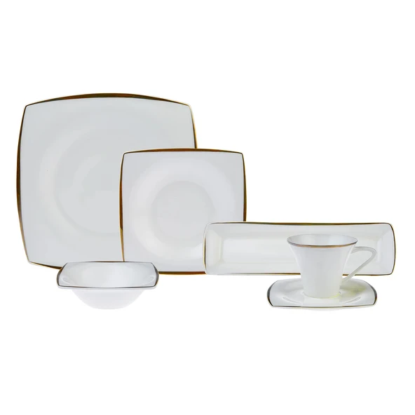 Karaca Fine Pearl Agate 26 Parça 6 Kişilik Kahvaltı Takımı Gold ürün görseli 1
