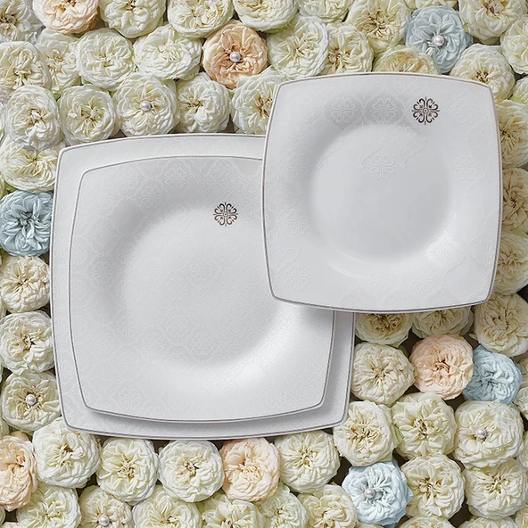 Karaca Fine Pearl Hailey 26 Parça 6 Kişilik Kahvaltı/Servis Takımı ürün görseli