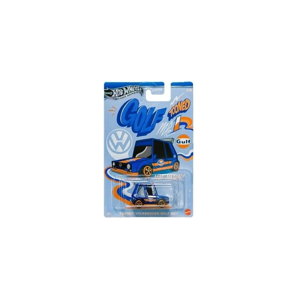 Hot Wheels Silver Series Tooned Volkswagen Golf Mk1 GDG44 JCB62