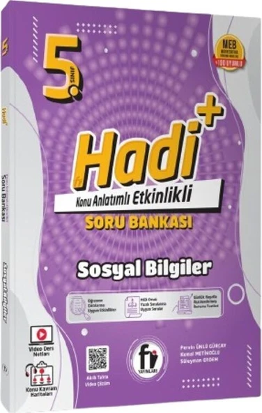 5. Sınıf Sosyal Bilgiler Hadi Soru Bankası Fi Yayınları ürün görseli 1