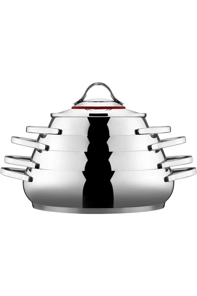 Emsan Seylan 8 Parça Tencere Seti - Resim 3