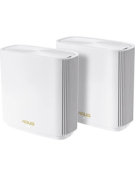 ASUS ZenWifi XT8 Wifi6 Gaming Ai Mesh AiProtectionPro Torrent Bulut Dlna Kablosuz Ağ Dağıtım Mesh Sistemi(Beyaz İkili Paket) - 2