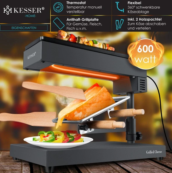 Peynir Raclette Eritici 2'si 1 Arada 600 Watt - 1